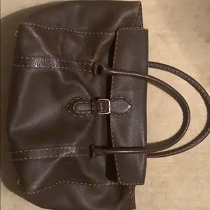 Fendi leather handbag